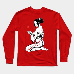 Tea Anyone? Long Sleeve T-Shirt